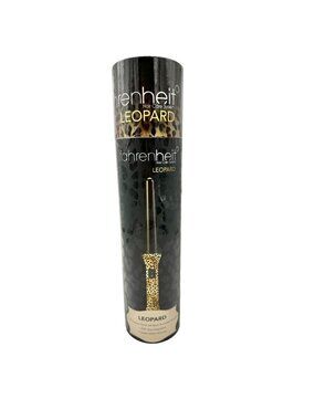 Fahrenheit Leopard Clipless Curling Wand Tourmaline Ceramic Barrel New Open Box